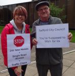 Saving Our Neighbourhood protests in Salford